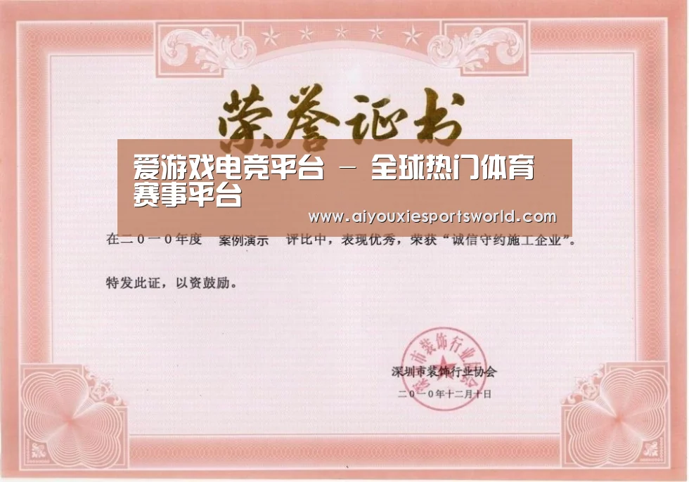 荣誉证书二